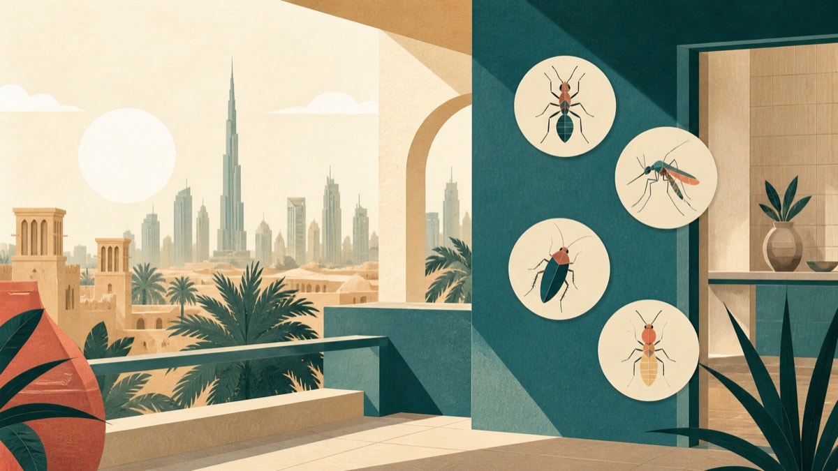 Dubai illustration representing the 2023 archive
